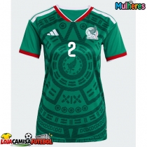 Camisa de Futebol México Jorge Sanchez #2 Equipamento Principal Mulheres Mundo 2026 Manga Curta